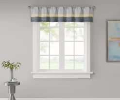 Salem Pintuck Rod Pocket Valance -Deco Haven Shop 810518022