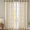 Sereno Fretwork Light-Filtering Grommet Curtain Panel