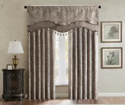 Valerie Beaded Rod Pocket Valance -Deco Haven Shop 810518036 4