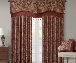 Valerie Beaded Rod Pocket Valance -Deco Haven Shop 810518037 4