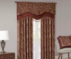 Valerie Beaded Rod Pocket Valance -Deco Haven Shop 810518037 5
