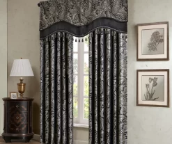 Valerie Beaded Rod Pocket Valance -Deco Haven Shop 810518059 5