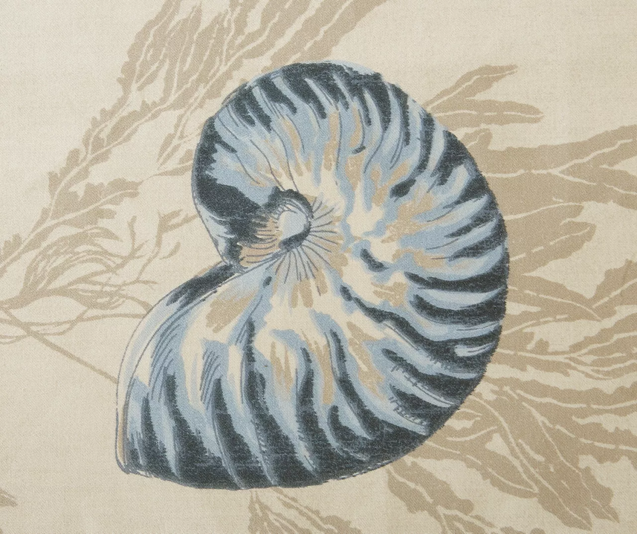 Rockway Navy Rod Pocket Valance 3 Rockway Navy Rod Pocket Valance - Image 3