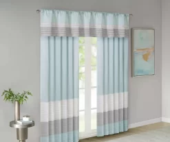 Salem Pintuck Rod Pocket Valance -Deco Haven Shop 810518152 4