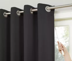Sun Zero Loretta Blackout Grommet Curtain Panel -Deco Haven Shop 810518438 1