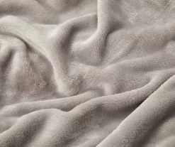 Gray Queen/King Velvet Plush Blanket -Deco Haven Shop 810519405 810519406 2