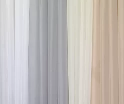 Curtain Fresh Ivory Sheer Grommet Curtain Panel, (63") -Deco Haven Shop 810519509 810519503 810519547 810519500 810519508 810519493 810519545 1