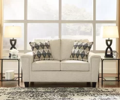 Abinger Cream Loveseat -Deco Haven Shop 810519731 4