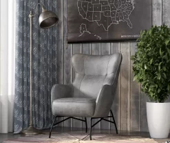 Norwich Badlands Charcoal Accent Chair -Deco Haven Shop 810519875 8