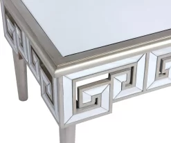 Shelton Silver Mirror End Table -Deco Haven Shop 810519898 2