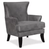 Bossa Dark Gray Accent Chair