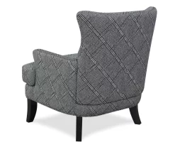 Bossa Gray Print Accent Chair -Deco Haven Shop 810519952 6