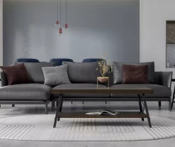 Pomona Espresso Brown Coffee Table -Deco Haven Shop 810520050 8