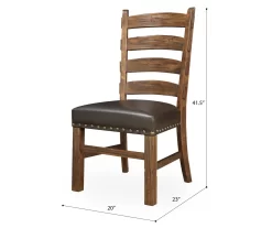 Napa Ladder Back Dining Chairs, 2-Pack -Deco Haven Shop 810520071 3