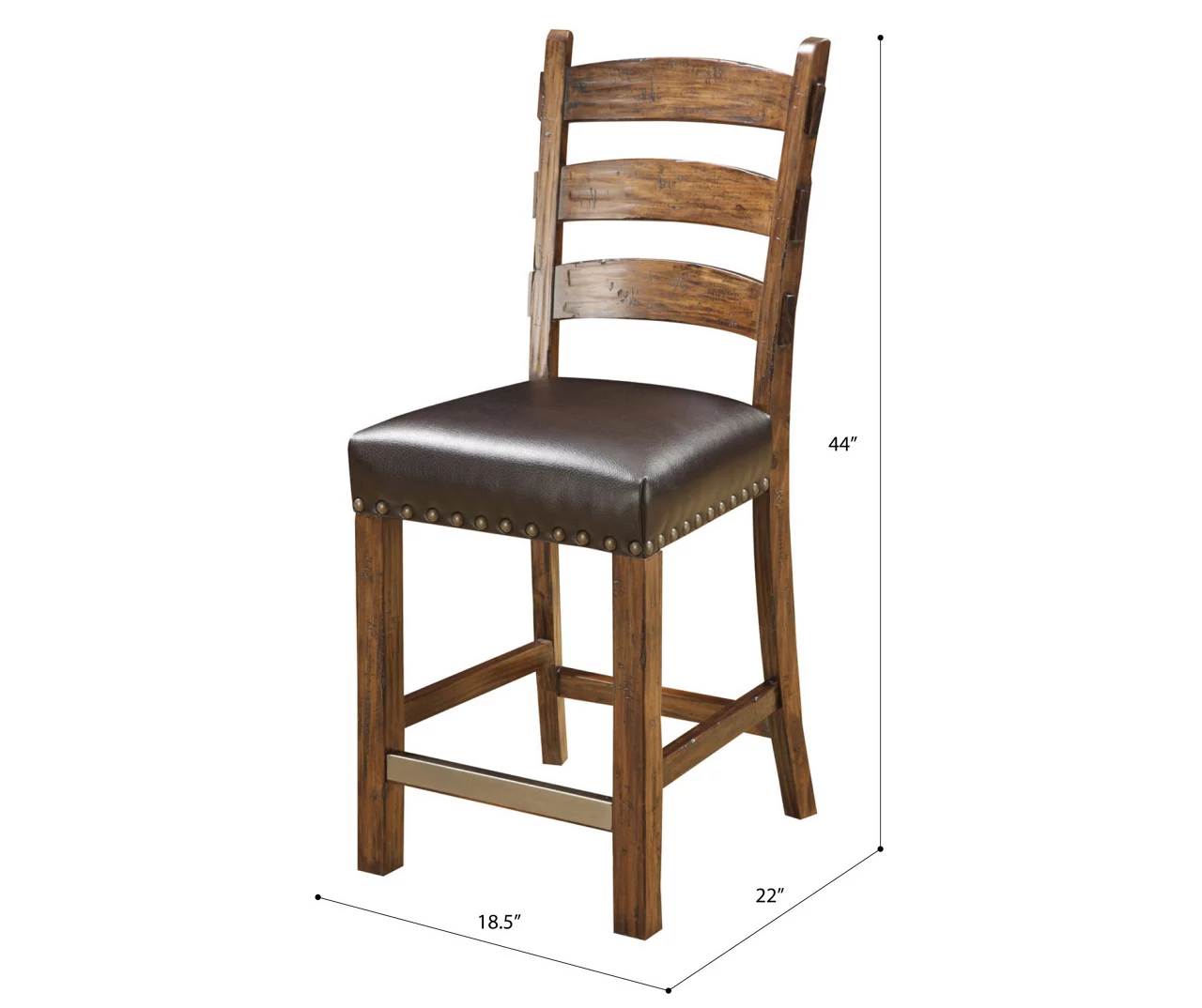 Napa Upholstered Bar Stools, 2-Pack 6 Napa Upholstered Bar Stools, 2-Pack - Image 6