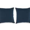 Indigo Blue Outdoor Throw Pillows, 2-Pack