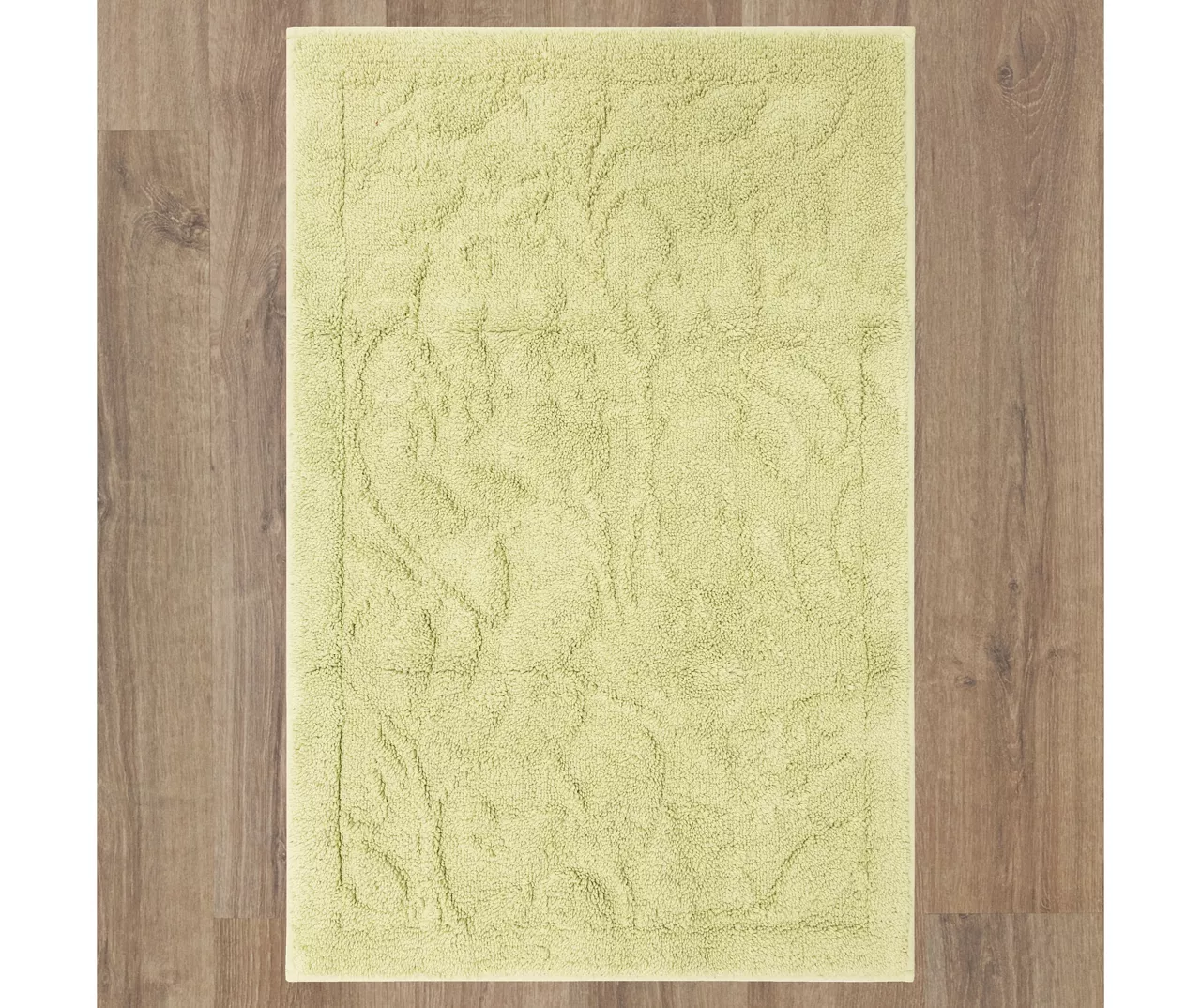 Mohawk Foliage Sage Embossed Floral Bath Rug 4 Mohawk Foliage Sage Embossed Floral Bath Rug - Image 4