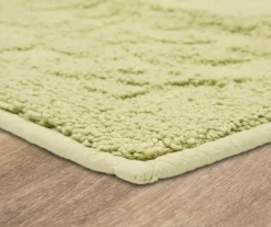 Mohawk Foliage Sage Embossed Floral Bath Rug 33 Mohawk Foliage Sage Embossed Floral Bath Rug -Deco Haven Shop 810521212 2
