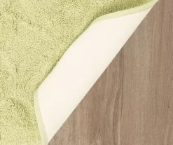 Mohawk Foliage Sage Embossed Floral Bath Rug 34 Mohawk Foliage Sage Embossed Floral Bath Rug -Deco Haven Shop 810521212 3