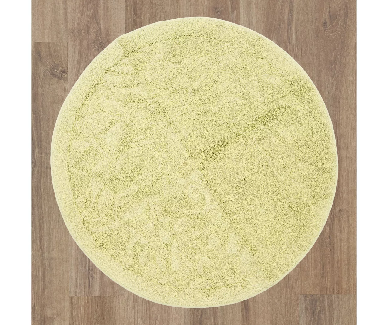 Mohawk Foliage Sage Embossed Floral Bath Rug 3 Mohawk Foliage Sage Embossed Floral Bath Rug - Image 3