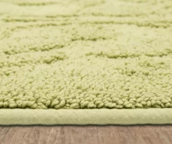 Mohawk Foliage Sage Embossed Floral Bath Rug 28 Mohawk Foliage Sage Embossed Floral Bath Rug -Deco Haven Shop 810521216 5