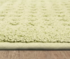 Vista Sage Embossed Grid Bath Rug, (2' 2" X 6') -Deco Haven Shop 810521456 5