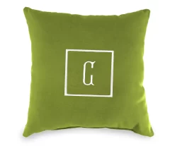 "C" Monogram Indoor/Outdoor Throw Pillow -Deco Haven Shop 810522210