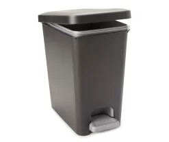 Black Step-On 2.7 Gallon Waste Can With Removable Liner -Deco Haven Shop 810522755 1