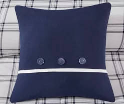 Leroy Navy Full 8-Piece Reversible Comforter Set -Deco Haven Shop 810523123 810523125 810523126 810523127 14