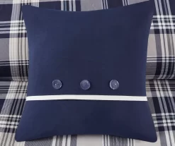 Leroy Navy Full 8-Piece Reversible Comforter Set -Deco Haven Shop 810523123 810523125 810523126 810523127 15