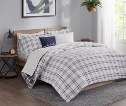Leroy Navy Full 8-Piece Reversible Comforter Set -Deco Haven Shop 810523123 810523125 810523126 810523127 3