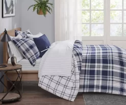 Leroy Navy Full 8-Piece Reversible Comforter Set -Deco Haven Shop 810523123 810523125 810523126 810523127 4
