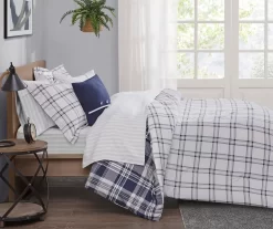 Leroy Navy Full 8-Piece Reversible Comforter Set -Deco Haven Shop 810523123 810523125 810523126 810523127 5