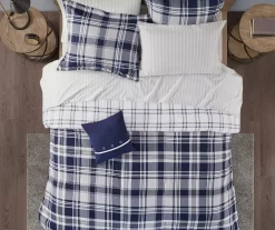 Leroy Navy Full 8-Piece Reversible Comforter Set -Deco Haven Shop 810523123 810523125 810523126 810523127 6