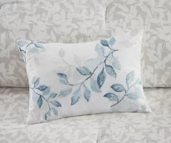 Leisha Blue Twin 6-Piece Reversible Comforter Set -Deco Haven Shop 810523128 810523131 810523129 810523130 14 1