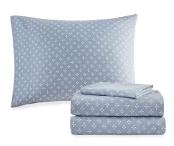 Leisha Blue Reversible Comforter Set -Deco Haven Shop 810523128 810523131 810523129 810523130 16
