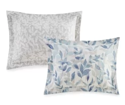 Leisha Blue Reversible Comforter Set -Deco Haven Shop 810523128 810523131 810523129 810523130 17