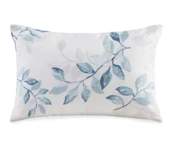 Leisha Blue Twin 6-Piece Reversible Comforter Set -Deco Haven Shop 810523128 810523131 810523129 810523130 18 1