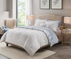 Leisha Blue Reversible Comforter Set -Deco Haven Shop 810523128 810523131 810523129 810523130 3