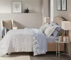 Leisha Blue Reversible Comforter Set -Deco Haven Shop 810523128 810523131 810523129 810523130 5