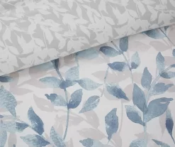 Leisha Blue Reversible Comforter Set -Deco Haven Shop 810523128 810523131 810523129 810523130 8