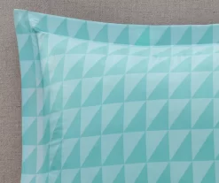Zuri Aqua Reversible Comforter Set -Deco Haven Shop 810523140 810523141 810523142 810523143 11