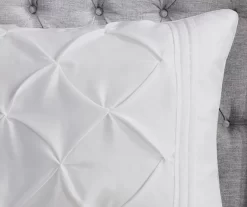 Piedmont White Tufted Queen 7-Piece Comforter Set -Deco Haven Shop 810523168 810523172 810523173 4