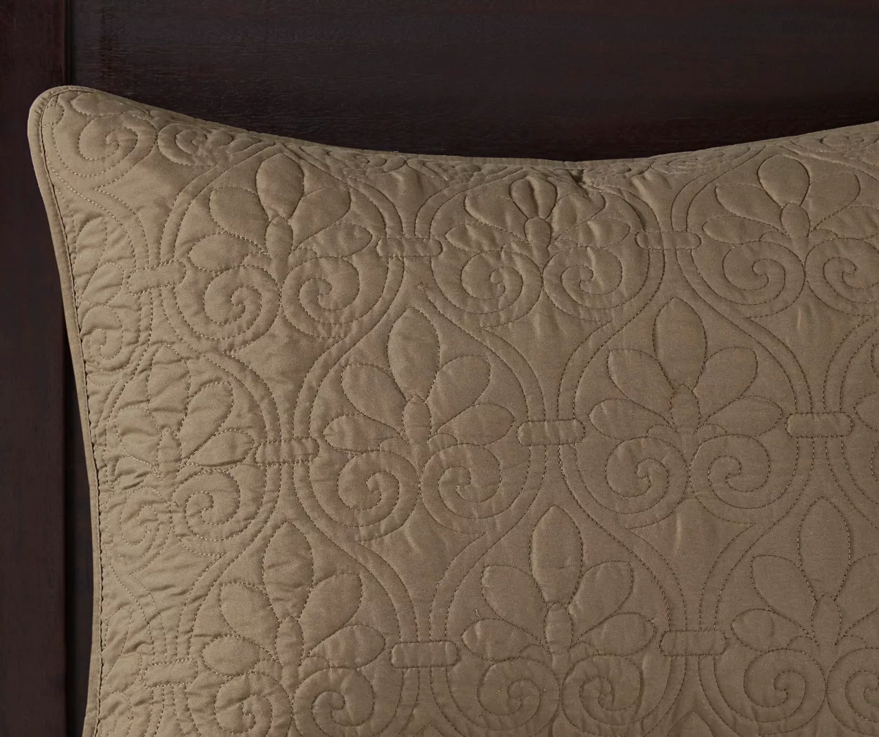 Vancouver Mocha Queen 3-Piece Bedspread Set 6 Vancouver Mocha Queen 3-Piece Bedspread Set - Image 6