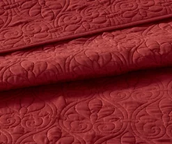 Vancouver Red King 3-Piece Bedspread Set 16 Vancouver Red King 3-Piece Bedspread Set -Deco Haven Shop 810523209 810523235 810523245 810523254 4