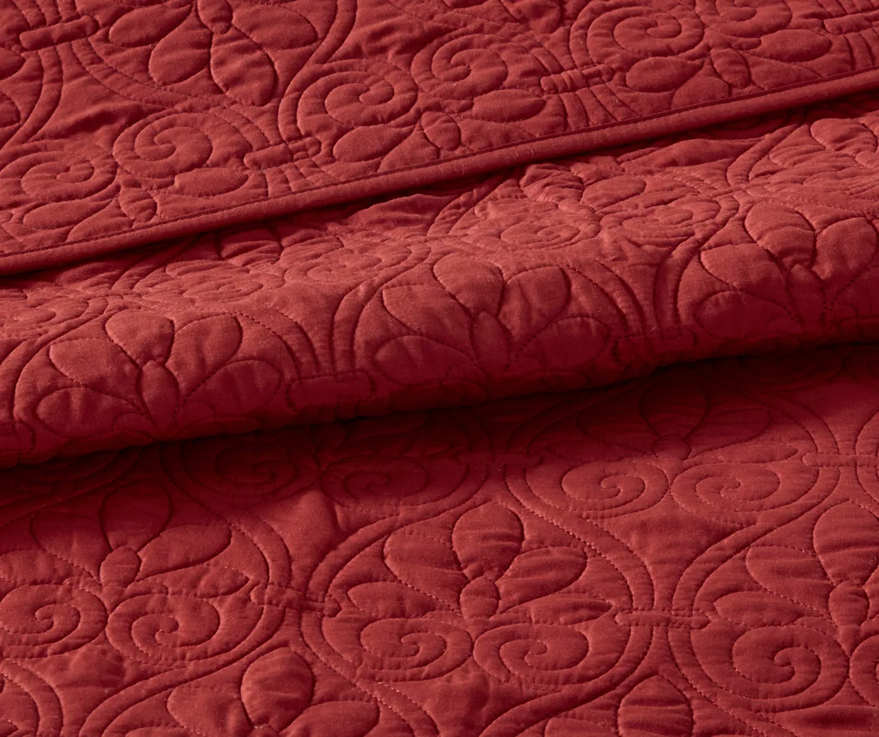 Vancouver Red King 3-Piece Bedspread Set 5 Vancouver Red King 3-Piece Bedspread Set - Image 5