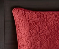 Vancouver Red King 3-Piece Bedspread Set 18 Vancouver Red King 3-Piece Bedspread Set -Deco Haven Shop 810523209 810523235 810523245 810523254 6