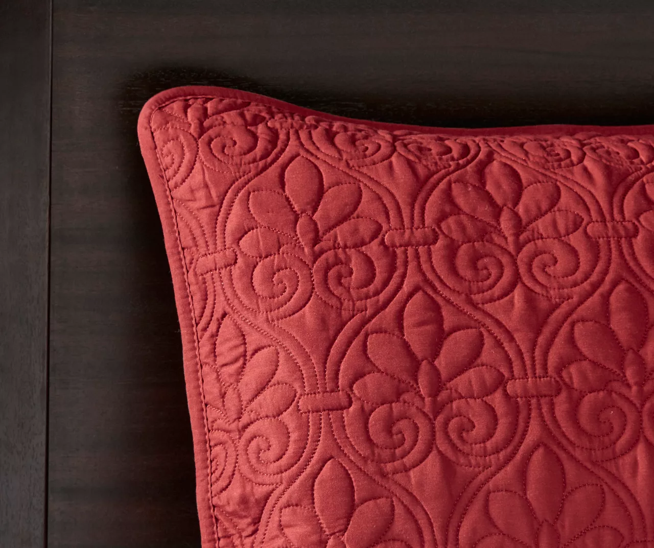 Vancouver Red King 3-Piece Bedspread Set 7 Vancouver Red King 3-Piece Bedspread Set - Image 7