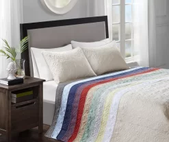 Vancouver Red King 3-Piece Bedspread Set 20 Vancouver Red King 3-Piece Bedspread Set -Deco Haven Shop 810523209 810523235 810523245 810523254 8