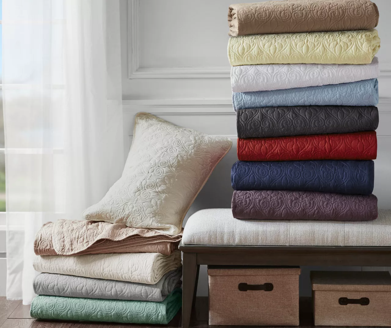 Vancouver White King 3-Piece Bedspread Set 11 Vancouver White King 3-Piece Bedspread Set - Image 11